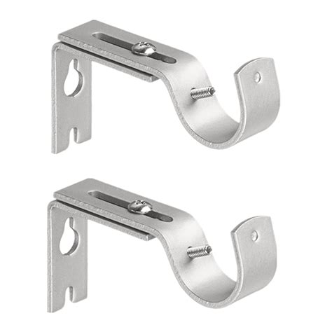 decorative metal curtain rod brackets|wooden curtain pole brackets screwfix.